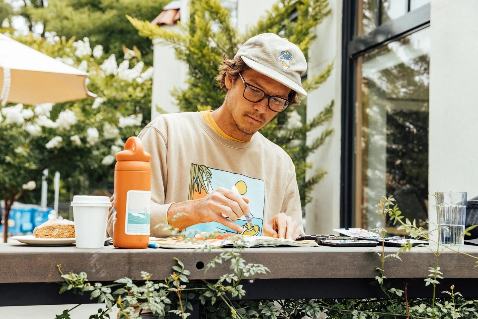 Alimo x The James Brand, 2021 — surf lifestyle brand art, art collaboration by Alimo, post-pop surf artist Brooklyn NY — image 1 of 6