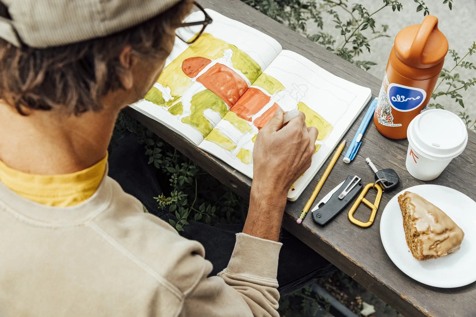 Alimo x The James Brand, 2021 — surf lifestyle brand art, art collaboration by Alimo, post-pop surf artist Brooklyn NY — image 2 of 6